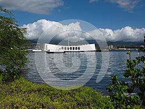 USS Arizona Memorial - Backside View