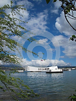 USS Arizona Memorial - Shoreline View