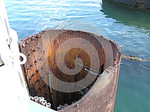 USS Arizona, Pearl Harbor located on the Island of Oahu