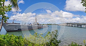 USS Bowfin submarine in Pearl Harbor