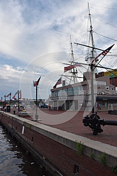 USS Constellation Historic Ship in Baltimore, Maryland