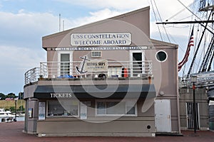 USS Constellation Historic Ship in Baltimore, Maryland