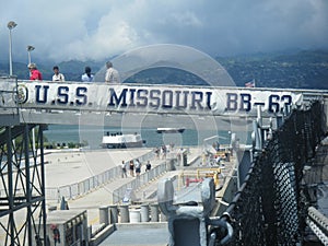USS Missouri BB-63, Pearl Harbor Hawaii