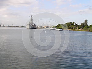 USS Missouri, Pearl Harbor located on the Island of Oahu