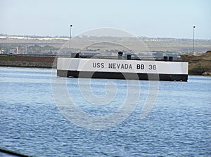 USS Nevada, Pearl Harbor located on the Island of Oahu