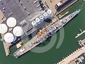 USS Salem CA-139 heavy cruiser, Quincy, MA, USA photo