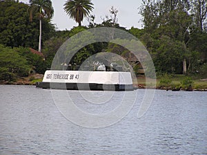 USS Tennessee, Pearl Harbor located on the Island of Oahu