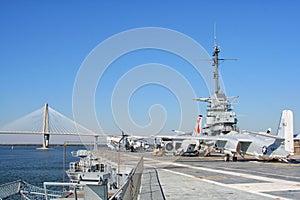 USS Yorktown Aircraft Carrier in Charleston, USA