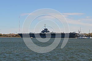 USS Yorktown broadside, Charleston, S.C. photo