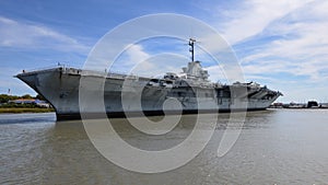 USS Yorktown in Charleston Harbor