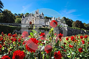 Usse castle in August