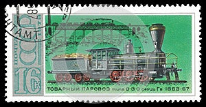 Russian Freight locomotive 1863