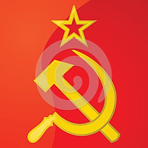 USSR hammer and sickle