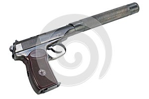 USSR Makarov pistol with silencer