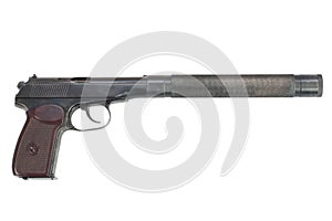 USSR Makarov pistol with silencer