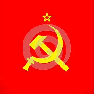 Ussr sickle and hammer soviet russia union symbol