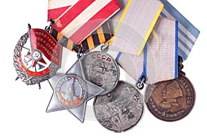 USSR Soviet military awards. Isolated