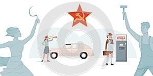 USSR Symbol Concept