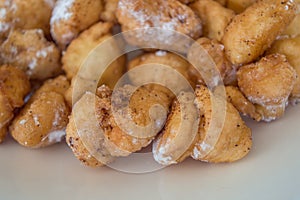 Ustipci, doughnut-like fried dough balls
