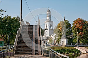 Ustâ€“Izhora, St Petersburg. Russia. View of Alexander Nevsky Church