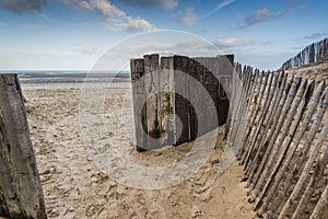 Utah Beach dunes in Normandy Wold War Two historic site photo