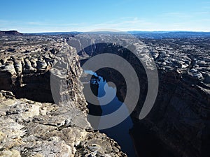 Utah Canyonlands aerial.