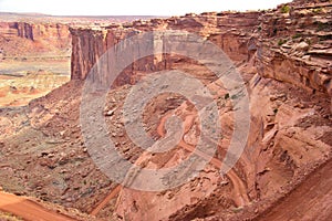 Utah-Canyonlands National Park-Island in the Sky area-White Rim Road.