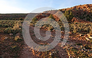 Utah Dirt Road at Dusk