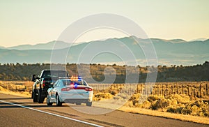 Utah Highway Police Patrol Traffic Stop