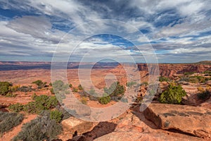 Utah-Needles Overlook-view of Canyonlands National Park