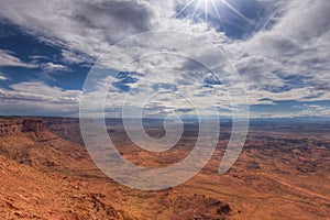 Utah-Needles Overlook-view of Canyonlands National Park