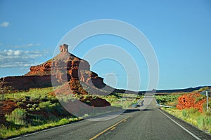 Utah roadside mountains landscape.