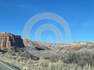 Utah`s scenic route 24 - Hanksville - Capitol Reef
