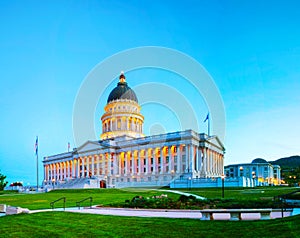 Utah state capitol building in Salt Lake City