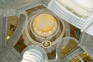 Utah State Capitol Rotunda Ceiling