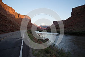 Utah State Route 128 at Arches National Park