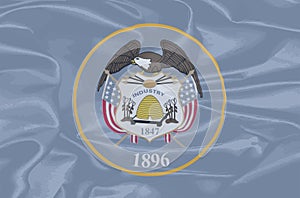 Utah State Silk Flag