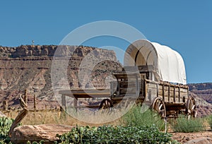 Utah, USA - wild west wagon