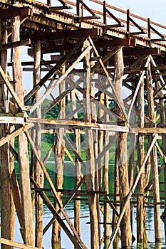 Utamanusorn bridge or Morn bridge, Thailand photo