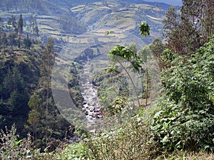 Utcubamba river, Leymebamba, Chachapoyas, Amazonas, Peru, South America