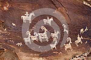 Ute Indian Petroglyphs photo