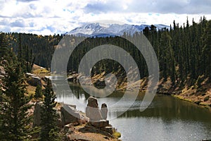 Ute lake by Pike's Peak