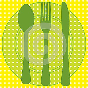 Utensil background photo