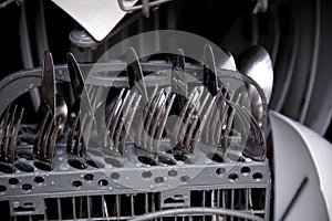 Utensils with drops in during washing