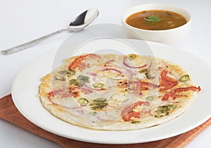 Uthappam Oothappam -South Indian breakfast set dosa photo