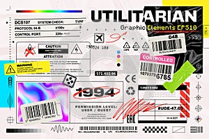 Utilitarian Vector Design Elements Set