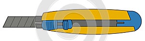 Utility knife illustration