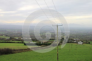 Utility pole in Irland