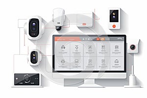 Utilize advanced digital technology in home surveillance cameras to record and safeguard secure communication.