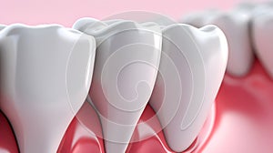 Clean 3D Tooth Structure Visualization